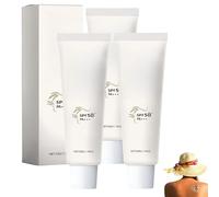 Moisturizing Sunscreen Lotion, Sunblock, Naturally Soothing After Sun Care, Cooling Moisturiser Face Cream, Improve Hyperpigmentation, Non-Greasy Velvet Finish (3Pcs)