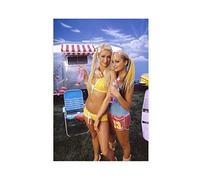 MOIT Actress Paris Hilton 8 Canvas Poster Wall Art Decor Print Picture Paintings for Living Room Bedroom Decoration Unframe-style 12x18inch(30x45cm)
