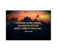 MOIT Jordan Peterson Quote 10 Canvas Poster Bedroom Decor Sports Landscape Office Room Decor Gift Unframe-style 12x18inch(30x45cm)