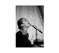 MOIT Singer Alicia Keys 8 Canvas Poster Wall Art Decor Print Picture Paintings for Living Room Bedroom Decoration Unframe-style 16x24inch(40x60cm)