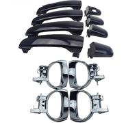 Moitora Door Handle Outer Door Handle for Chevy HHR 2006-2011 Front Rear Left Right Exterior Outside Inside Handles