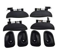 Moitora Door Handle Outer Door Handle for Hyundai for atos Sanatro 1997-2005 Outside Inside Exterior Interior 82650-02000 82660-02000(Full Set 8pcs)