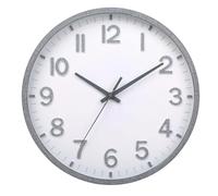 Moiubik Wall Clock 10 Inch Silent Quartz Non Ticking Modern Design Quality Clock Decorative Interior Living Room Kitchen Bedroom Office(Gray checkered)