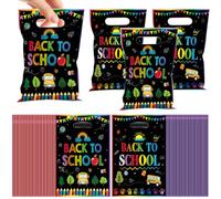 MOIZYNG 50Pcs Back to School Gift Bags with Handles