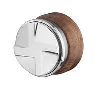 MOJAE 58.5mm Espresso Distributor, Espresso Distribution Tool, Coffee Distributor Adjustable Depth Espresso Leveler with Walnut Wood Handle, Fits for 58mm Portafilter
