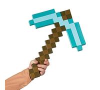 Mojang Steve Minecraft Pickaxe Costume Accessory for Boys - Fun Minecraft Toys for Dress-Up and Role Play, One Size