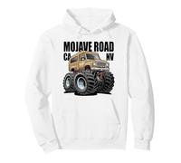 Mojave Road California Nevada Overlanding Cartoon Design Pullover Hoodie
