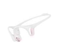 mojawa Bone Conduction Headphones, MOJO2 Open Ear Wireless Bluetooth Headphones, Sports Headset with Deep Bass and Secure Fit, IP67 Waterproof, 26g, 8H Playtime for Running Cycling Workouts, White