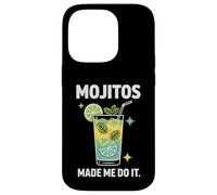 Mojitos Made Me Do It Cocktail Lime Mints Case for iPhone 14 Pro
