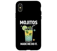 Mojitos Made Me Do It Cocktail Lime Mints Case for iPhone X/XS
