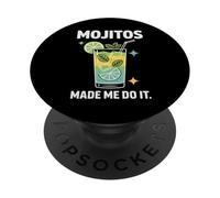 Mojitos Made Me Do It Cocktail Lime Mints PopSockets Adhesive PopGrip