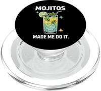 Mojitos Made Me Do It Cocktail Lime Mints PopSockets PopGrip for MagSafe