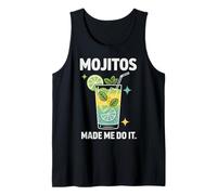 Mojitos Made Me Do It Cocktail Lime Mints Tank Top