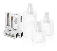 MOJMBSBY 500 Pack Ear Thermometer Covers Replacement Probe Cover Tips Lens Filters, Refill Caps for All Braun Models Digital Thermometers Disposable Covers, Clear