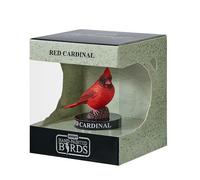 MOJO | American Red Cardinal Garden Bird Enthusiast Collection Series 1, Hand-Painted Figurines, Wildlife Collectibles, Toys, Detailed Sculptures with QR Code for Fun Facts