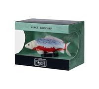 MOJO | Asagi Koi Carp Hand-Painted Fish Figurine, Blue and Red Decorative Model, Enthusiast Collection Series 1, Japanese Style (Asagi Koi Carp)