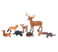 Mojo BRITISH WILDLIFE 8pc Countryside Animal Wildlife kids figures models set