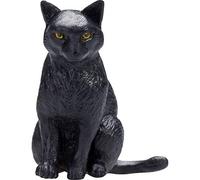 MOJO Cat Sitting Black Pet Farm Animal Model Toy Figure