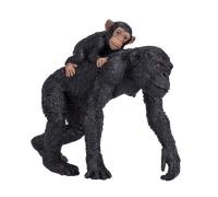 Mojo CHIMPANZEE with BABY Wild zoo animals play model figure toys plastic forest