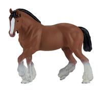 Mojo - Toy Figure - Clydesdale Horse (Brown) - Hand-painted, Highly Detailed