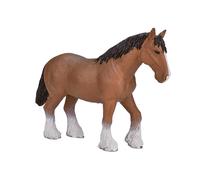 Mojo Model Toy Figure Clydesdale Horse - Brown Farm Animal - US Import