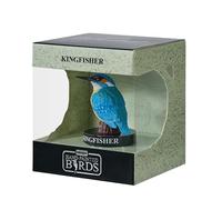 MOJO | Common Kingfisher Garden Bird Enthusiast Collection Series 1, Hand-Painted Figurines, Wildlife Collectibles, Toys, Detailed Sculptures with QR Code for Fun Facts