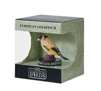 MOJO | European Goldfinch Garden Bird Enthusiast Collection Series 1, Hand-Painted Figurines, Wildlife Collectibles, Toys, Detailed Sculptures with QR Code for Fun Facts