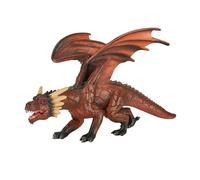 Mojo Fun Fire Dragon Fantasy Toy Figure 22 cm Length Approx - 387253