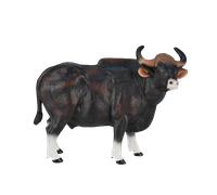 Mojo GAUR BULL Wild zoo animals play model figure toys plastic forest jungle