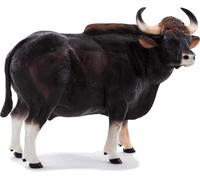 MOJO Gaur Bull Wildlife Animal Cow Farm Model Toy Figure