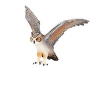 MOJO - Great Horned Owl | Hand-Painted Toy Figure | Woodland Collection | True to Life & Highly Detailed | Designed in UK