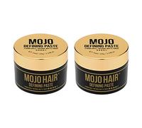 MOJO Hair Defining Paste 2 x Pack,Strong Hold - Matte Finish, For all Men’s Hair Styles,Delivers Texture,Style Volume and All Day Control,Luxury Fragrance,Washes Out With Ease, 2xPack 75ml/64g