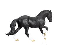 Mojo Model Toy Figure Hanoverian Black Horse – Farm Animal (US Import)