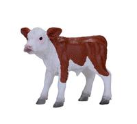 MOJO - Hereford Calf | Hand-Painted Toy Figure | Farm Animals Collection | True to Life & Highly Detailed | Designed in UK