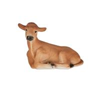 MOJO Jersey Calf lying Down Cow Farm Animal Model Toy Figure