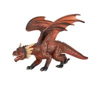 MOJO - Mythical Fire Dragon |Moving Jaw Feature | Hand-Painted Toy Figure | Fantasy Collection| True to Life & Highly Detailed | Designed in UK