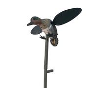 MOJO Outdoors Green Wing - Spinning Wing Duck Decoy with Super-Fast Magnetic Wings/Realistic Waterfowl Motion/High-Detail Design / 3-Piece Metal Support Pole/Battery-Powered