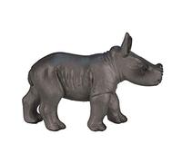 MOJO - Rhino Baby Walking| Hand-Painted Toy Figure | Wildlife Collection | True to Life & Highly Detailed | Designed in UK