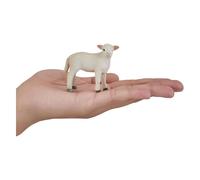 MOJO Romney Sheep Lamb Standing Farmlife Farmland Wildlife Animal Model Farm Cute Toy Figure for Play and Collection