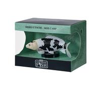 MOJO | Shiro Utsuri Koi Carp Hand-Painted Fish Figurine, Black & White Decorative Model, Enthusiast Collection Series 1, Japanese Style (Shiro Utsuri Koi Carp)