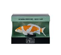 MOJO | Ochiba Shigure Koi Carp Hand-Painted Fish Figurine, Orange and White, Decorative Model, Enthusiast Collection Series 1, Japanese Style (Ochiba Shigure Koi Carp)