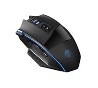 MOJO Silent Wireless Rechargeable PC Gaming Mouse with Dual Mode - Ultra Fast Tournament Level Performance Mouse for PC Gaming with Adjustable DPI (1000-4800), Software