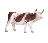 Mojo Simmental Cow Figurine