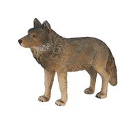 MOJO - Timber Wolf Standing Hand-Painted Toy Figure Woodland Collection Tr
