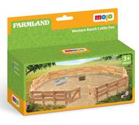 Mojo WESTERN RANCH CATTLE PEN Playset farm animals farm set collectibles