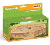 MOJO - Western Ranch Cattle Pen Playset | Hand-Painted Toy Figure | Farm & Horses Collection | True to Life & Highly Detailed | Designed in UK