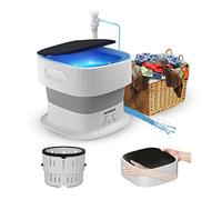 MOJOCO Foldable Washing Machine - Portable Washing Machine for Baby/Girl Clothes/Socks/Underwear - Top Load, White, Energy Efficiency, Portable Clothes Washing Machines