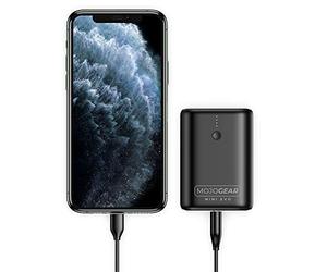 MOJOGEAR Mini EVO 10,000 mAh power bank - The smallest in the world - With fast charging function - Charge 2 devices simultaneously - USB/USB-C - Compatible with Samsung & iPhone