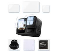MOJOGEAR Screen Protector Compatible with GoPro Hero 13 - Tempered Glass - Complete Set - Easy to Install - Clear
