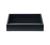 Mojoo Lux lacquered decorative tray 19x19x3,5 cm Black